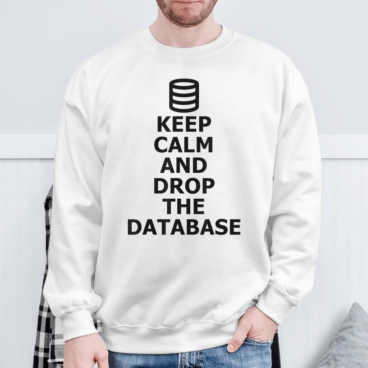 Programmer Devops Sql Database Drop La Base De Datos Camisa de ...