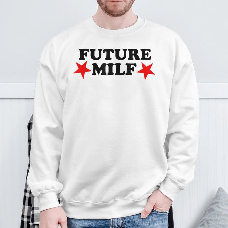 Future Milf Retro Sweatshirt Geschenke für alte Männer