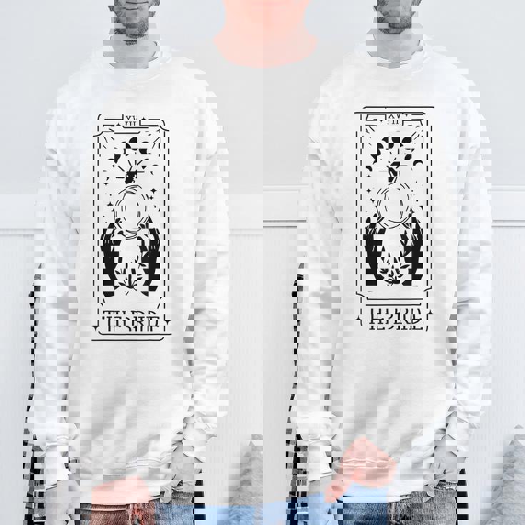 Gothic Bride Bridesmaid Tarot Bridal Party Bachelorette Sweatshirt Gifts for Old Men