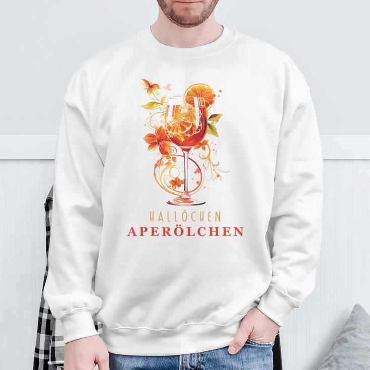 Hallöchen Aperölchen Outfit Summer Party Cocktail Spritz Sweatshirt Geschenke für alte Männer