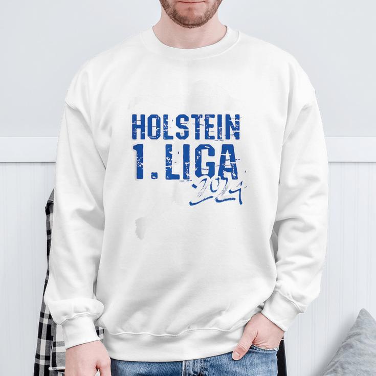 Holstein Football Kicken Fan Kiel Stadium Blue Blue Sweatshirt Geschenke für alte Männer