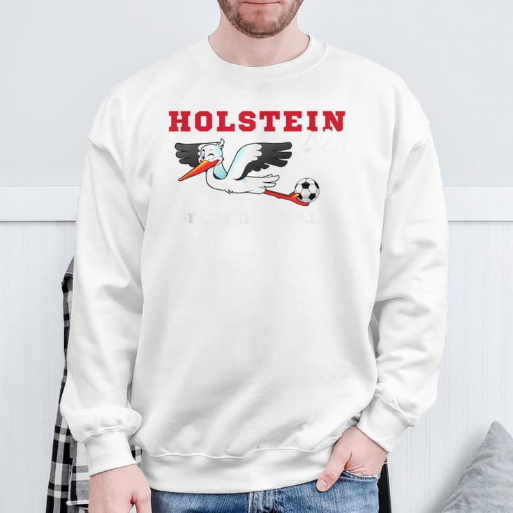 Holstein Stolle Football Kicken Fan Kiel Stadium Blue Blue Sweatshirt Geschenke für alte Männer