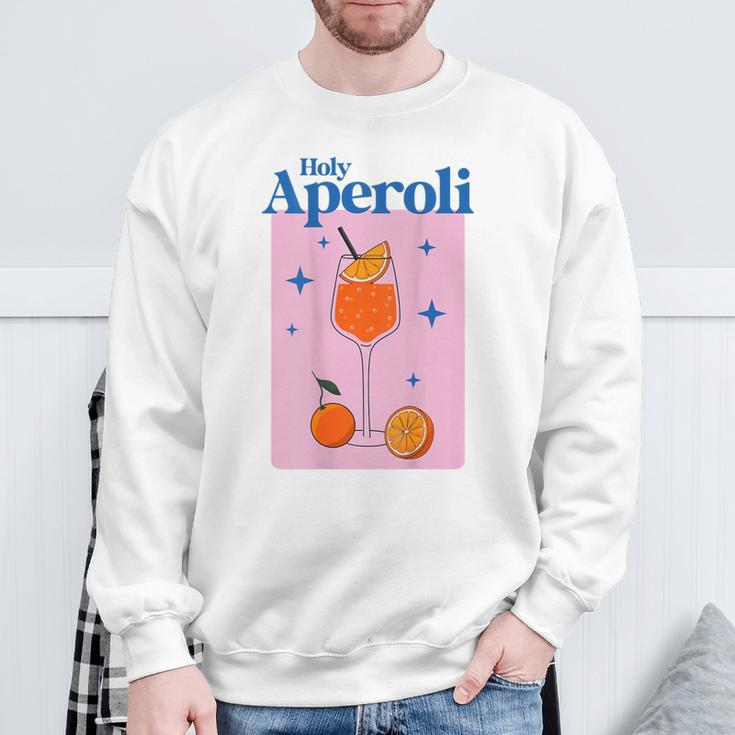 Holy Aperoli X Hallöchen Aperoli Aperoly Spritz Stars Sweatshirt Geschenke für alte Männer