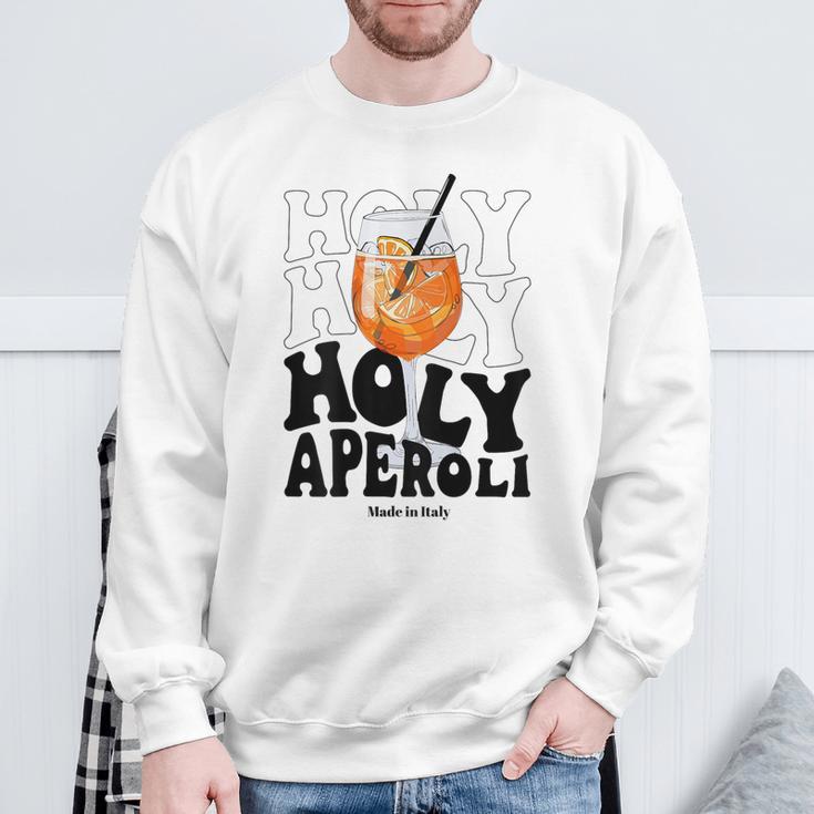 Holy Aperoly Lustiges Zitat Jga Geschenk Gray Sweatshirt Geschenke für alte Männer