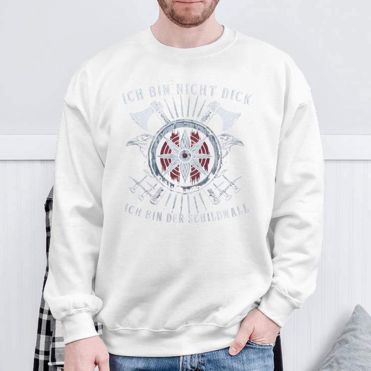 Ich Bin Nicht Dick Ich Bin Der Schildwall Sweatshirt Geschenke für alte Männer