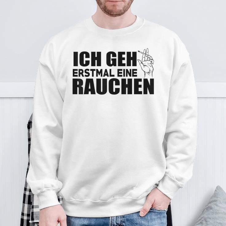 Ich Geh Erstmal Eine Smochen Ich Sweatshirt Geschenke für alte Männer