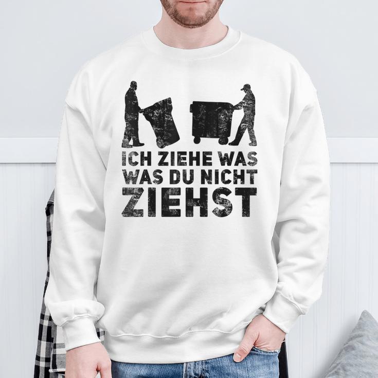 Ich Ziehe Was Du Nicht Ziehst Müllmann Ich Ziehe Was Du Nicht Ziehst Orange S Sweatshirt Geschenke für alte Männer