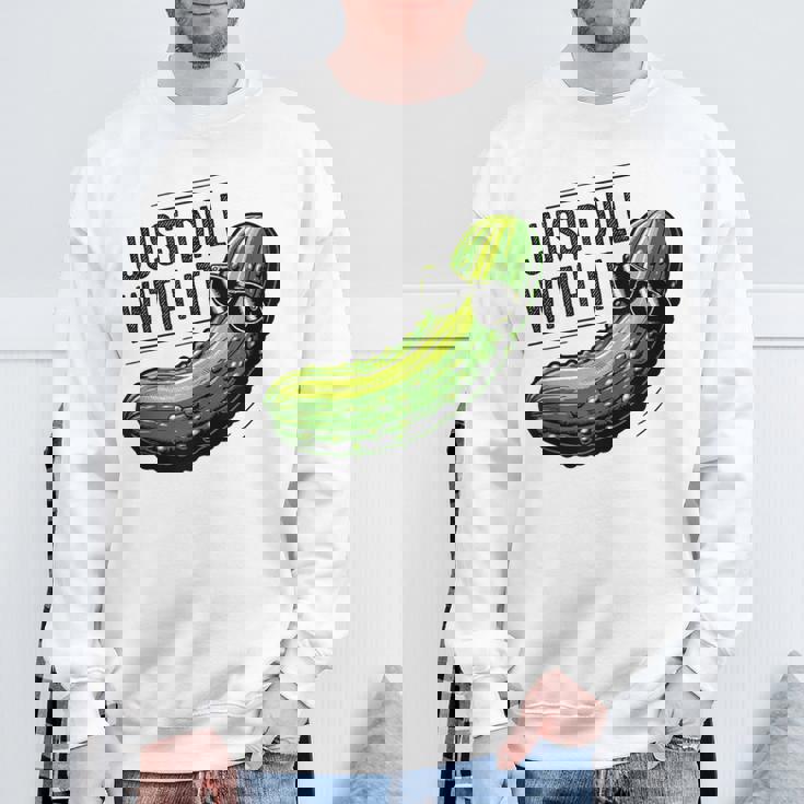 ‎dill☻︎dp.martです Just Dill With It Cool Sunglasses Pickle Vegetarian