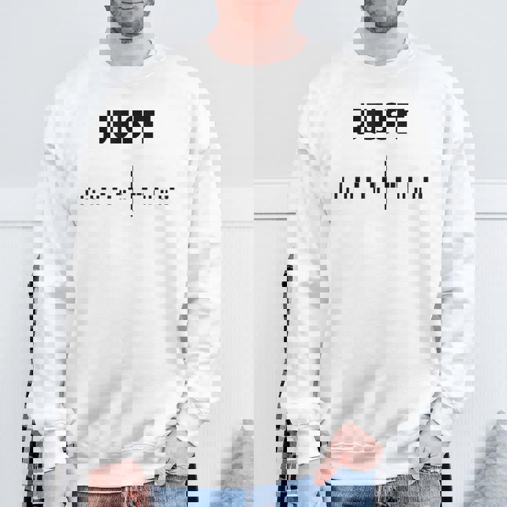 Just Fuck Off Morse Code Sweatshirt Gifts for Old Men