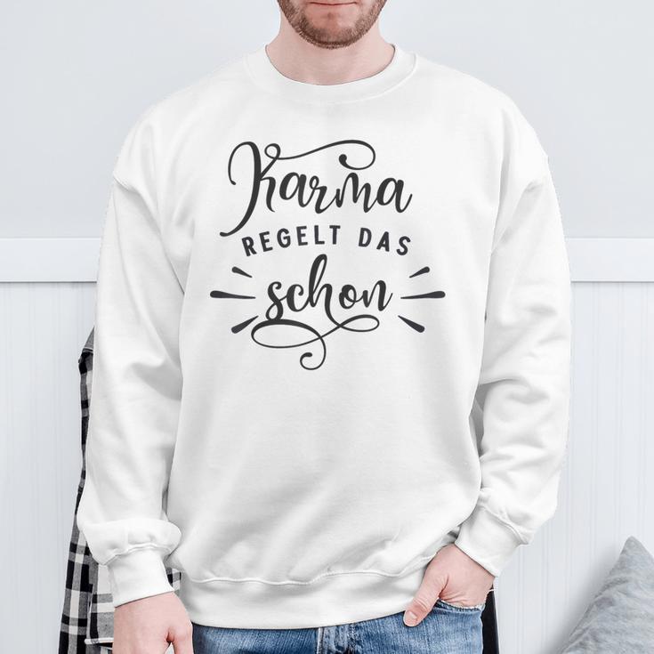 Karma Regulation Das Schon Sweatshirt Geschenke für alte Männer