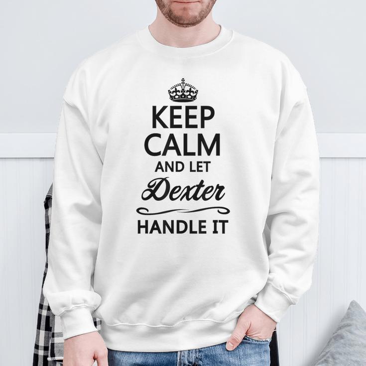 Keep Calm And Let Dester Handle It Name Sweatshirt Geschenke für alte Männer