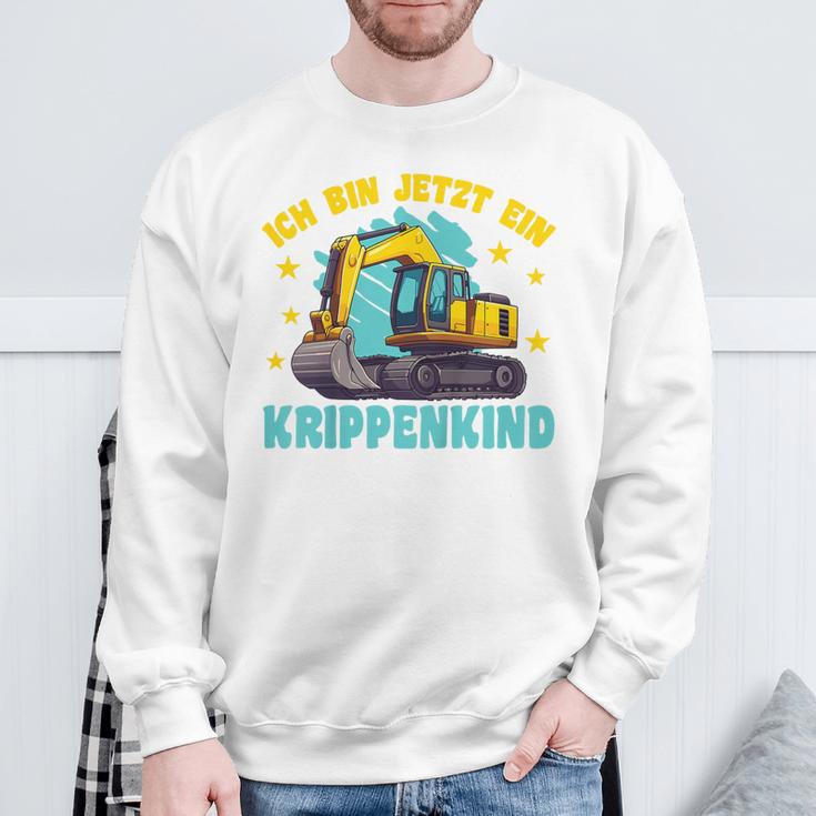 Kinder Ich Bin Jetzt Ein Krippenkind Sweatshirt Geschenke für alte Männer