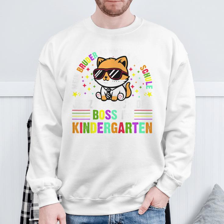 Kinder Mein Bruder Kommt In Die Schule Boss Im Kindergarten Sweatshirt Geschenke für alte Männer