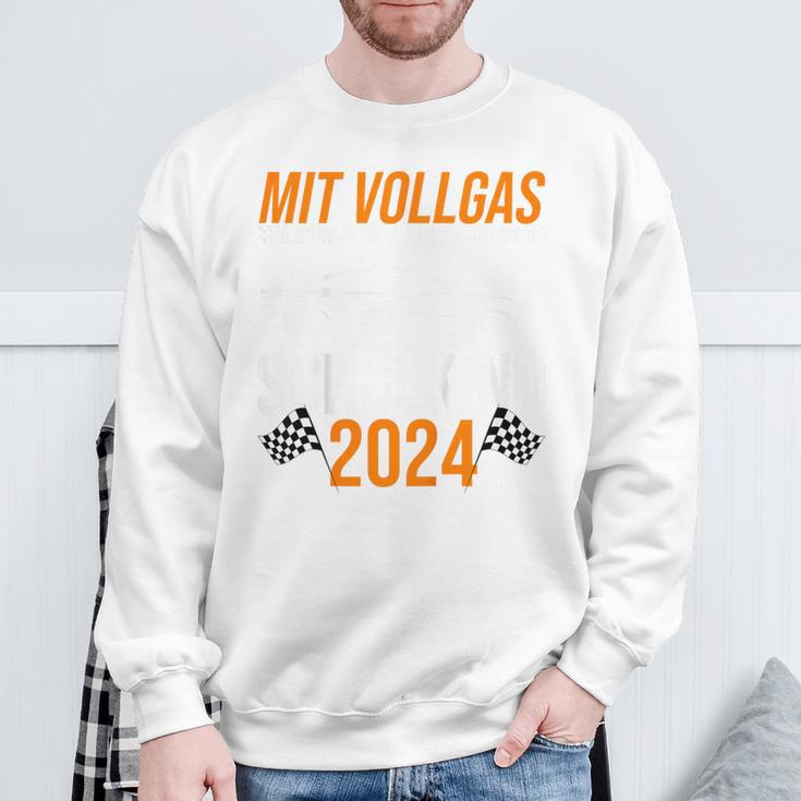 Kinder Mitollgas In Die 1St Klasse Schulkind 2024 Schulkind A Sweatshirt Geschenke für alte Männer