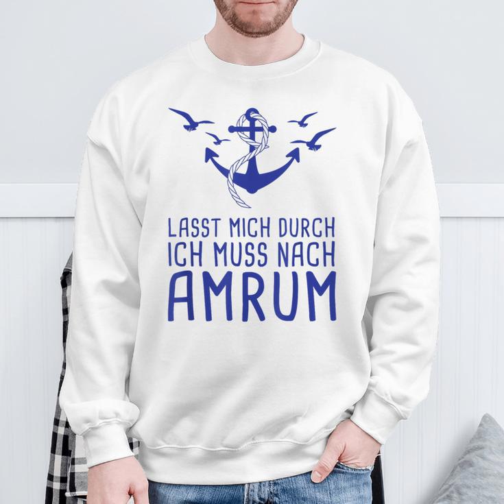 Lasst Mich Durch Ich Muss Nach Amrum Holiday Sweatshirt Geschenke für alte Männer