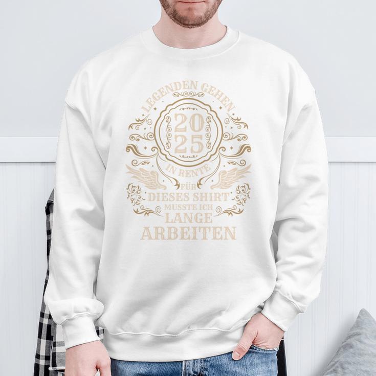 Legende Geht In Rente Rentner Ruhestand 2025 Sweatshirt Geschenke für alte Männer