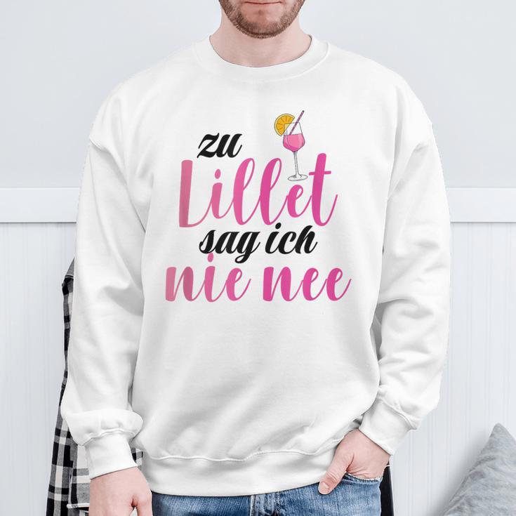 Lillet Zu Lillet Sag Ich Nie Nee S Sweatshirt Geschenke für alte Männer