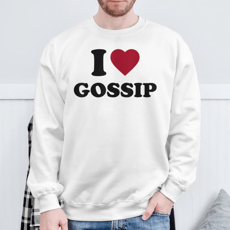 I Love Klatsch Sweatshirt Geschenke für alte Männer