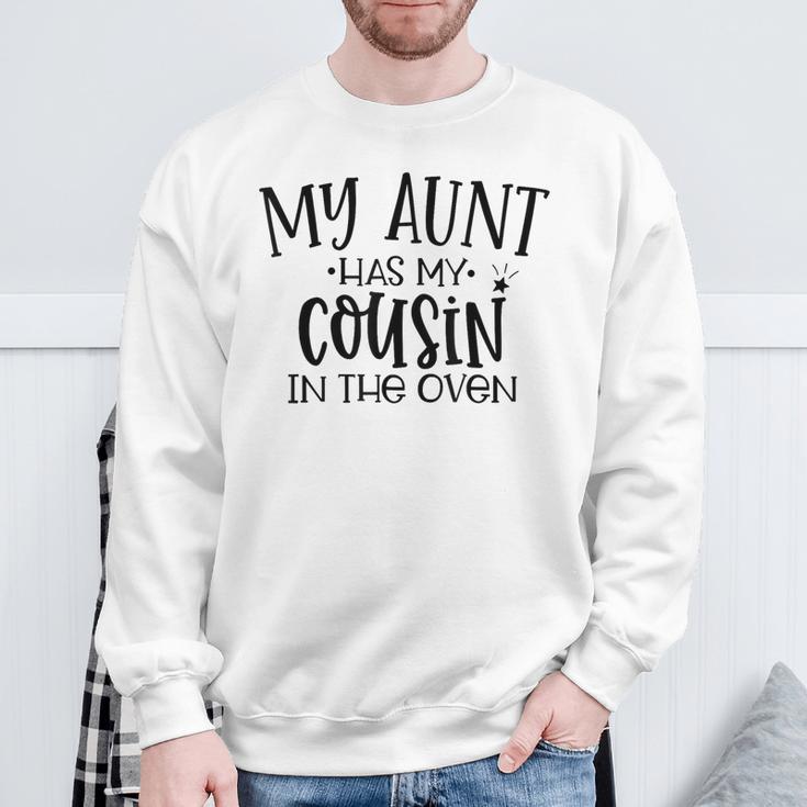 Meine Tante Hat Meinen Cousin Im Ofen Cousin Baby Sweatshirt Geschenke für alte Männer