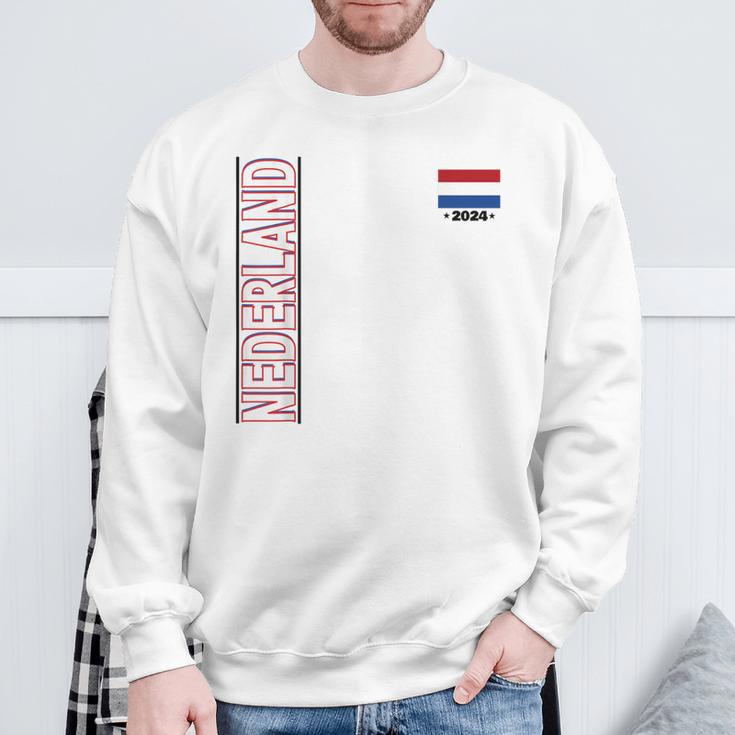 Netherlands Flag Fan Item Nederland Flag Blue Sweatshirt Geschenke für alte Männer