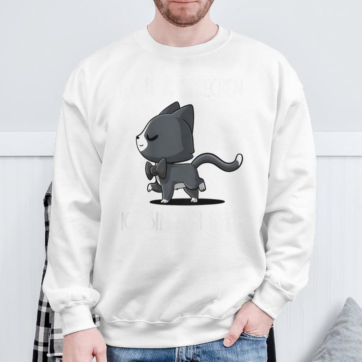 Nicht Ansprechen Ich Bin Nur Deko Sweatshirt Geschenke für alte Männer