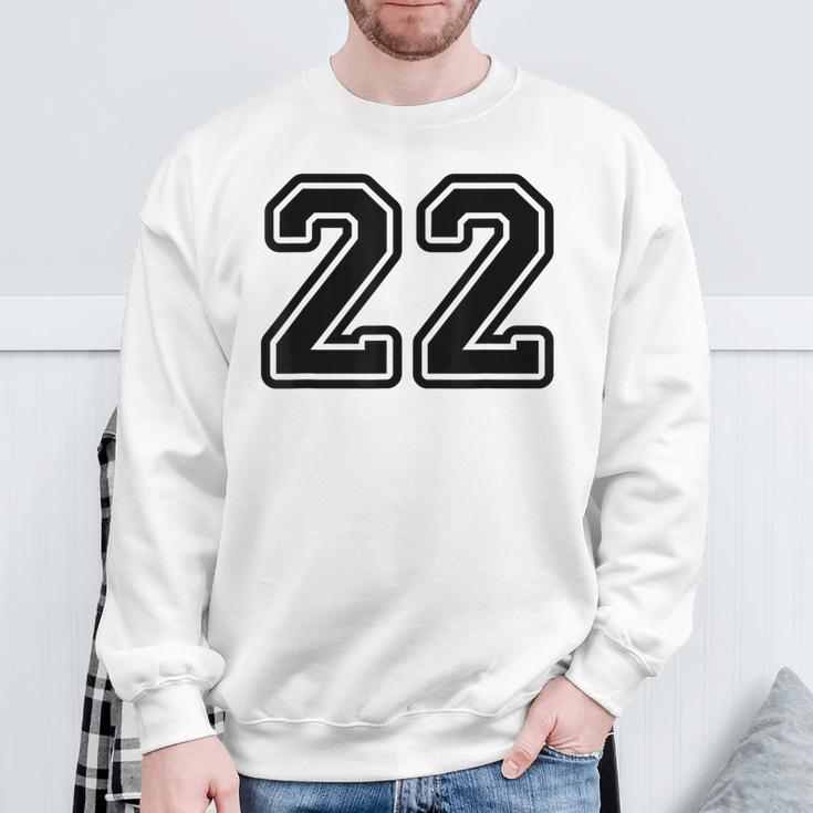 Number 22 Sport Number 22 Sweatshirt Geschenke für alte Männer