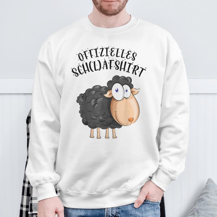 Official Sleep Schaf Pyjama Schlafanzug Nachthemd Sweatshirt Geschenke für alte Männer