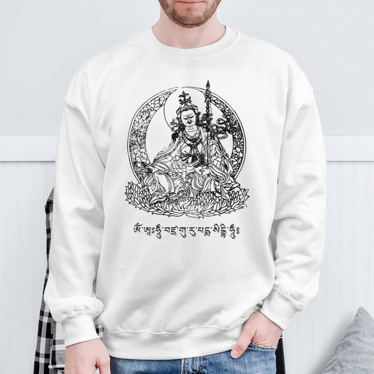 Padmasambhava Guru Rinpoche Tibetan Buddha Mantra Buddhist Sweatshirt Geschenke für alte Männer