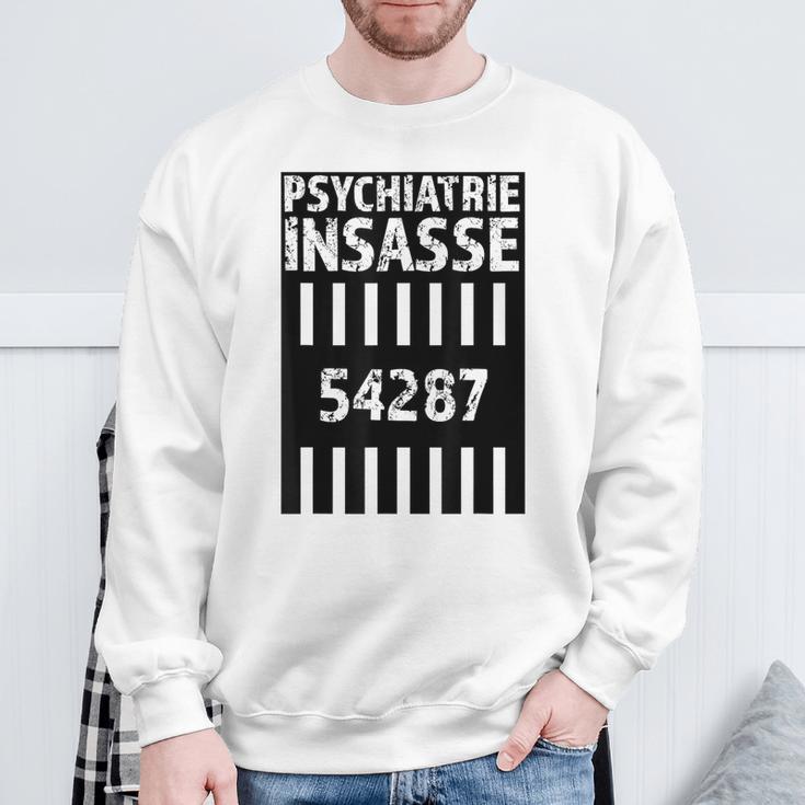 Psychiatrie Insasse 54287 Kostüm Knast Gefängnis Sweatshirt Geschenke für alte Männer