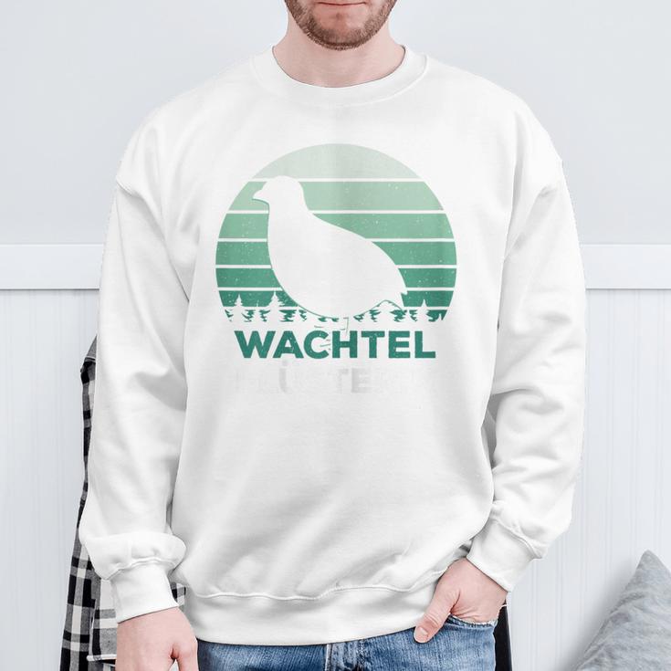 Quail Whisperer Quail Holder Quail Sweatshirt Geschenke für alte Männer