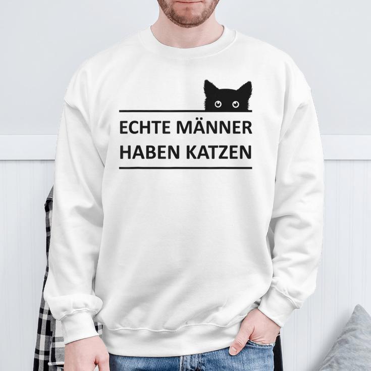 Real Have Cats Sweatshirt Geschenke für alte Männer