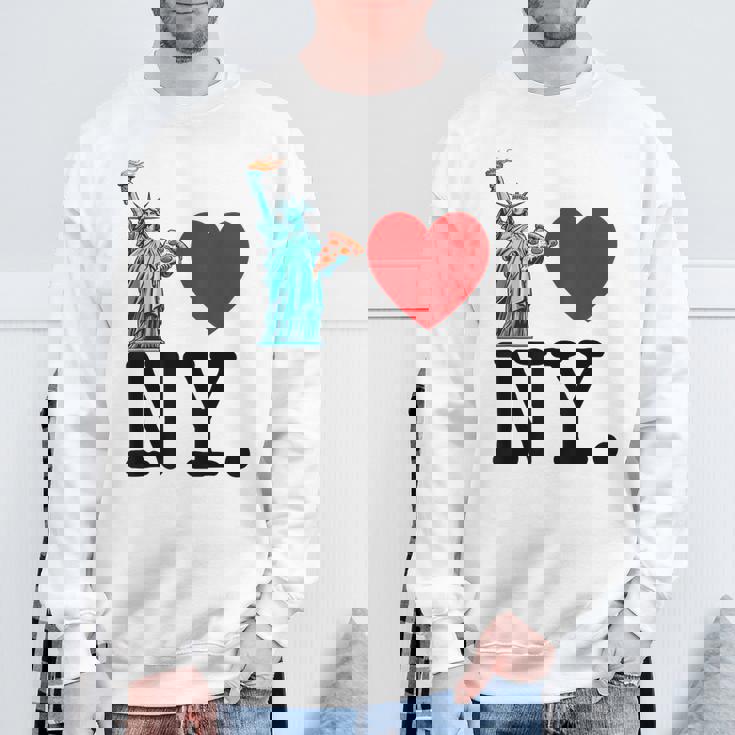 I Really Heart Love New York Ny Pizza Love Ny New York Pizza Sweatshirt Gifts for Old Men