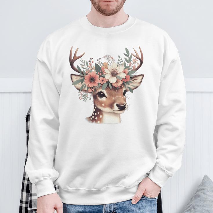 Reh Damen Reh Kostüm Kinder Carnival Reindeer Sweatshirt Geschenke für alte Männer