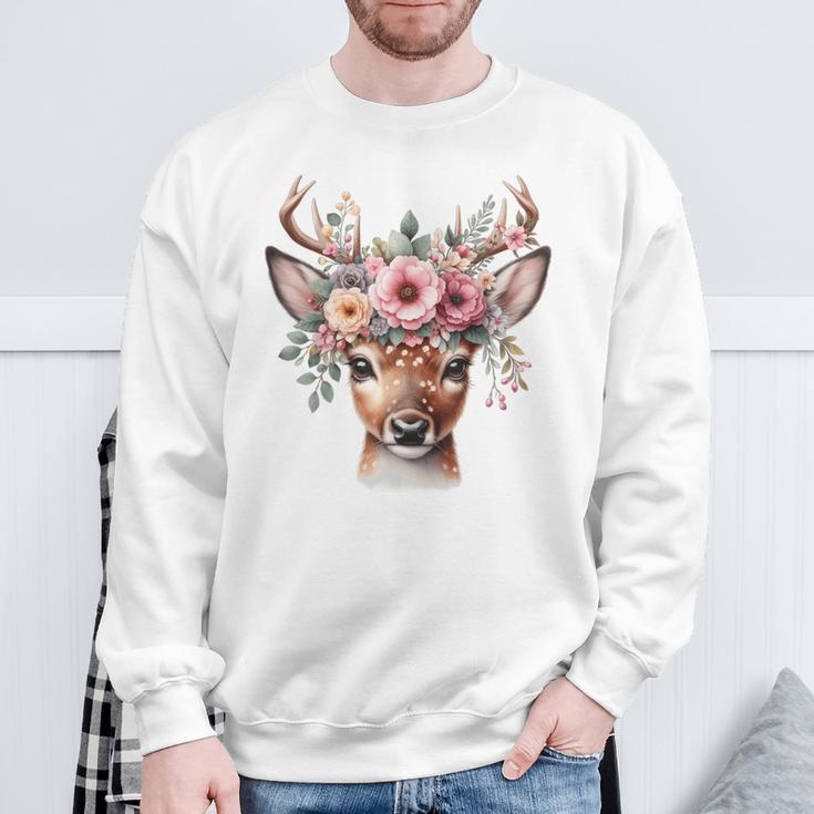 Reh Damen Reh Kostüm Kinder Carnival Reindeer Sweatshirt Geschenke für alte Männer