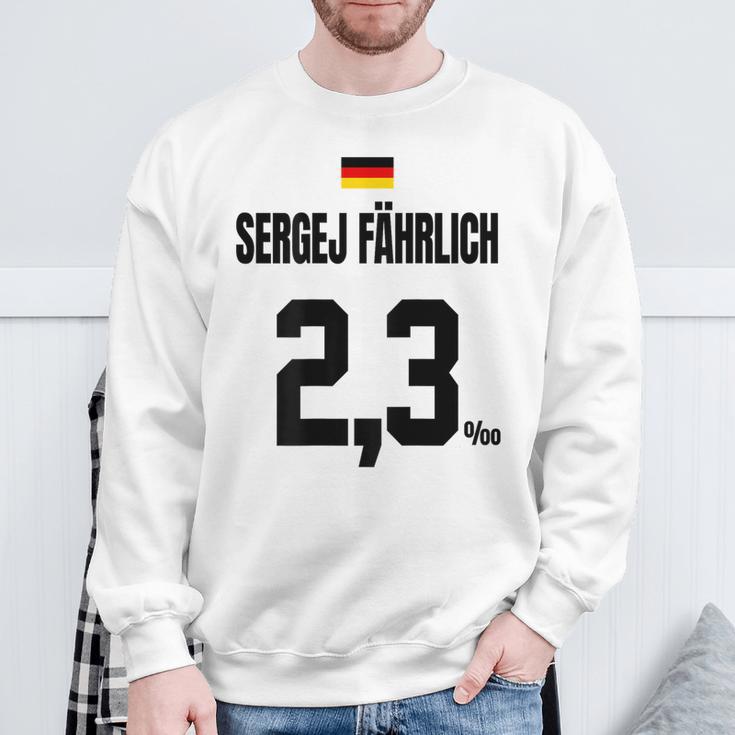 Sergej Fährlich Sauftrikot X Malle Party Trikot Deutschland Sweatshirt Geschenke für alte Männer