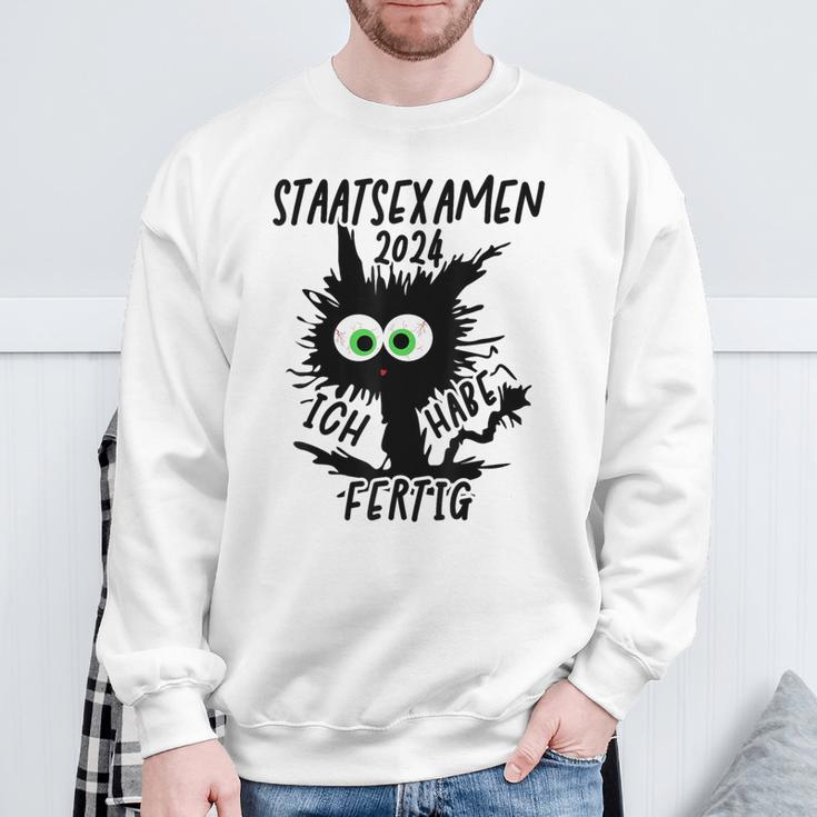 Staatsexamen 2024 Ich Habe Fertig Gray Sweatshirt Geschenke für alte Männer