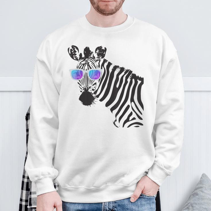 Sunglasses Zebra Hipster Zebra Sweatshirt Geschenke für alte Männer