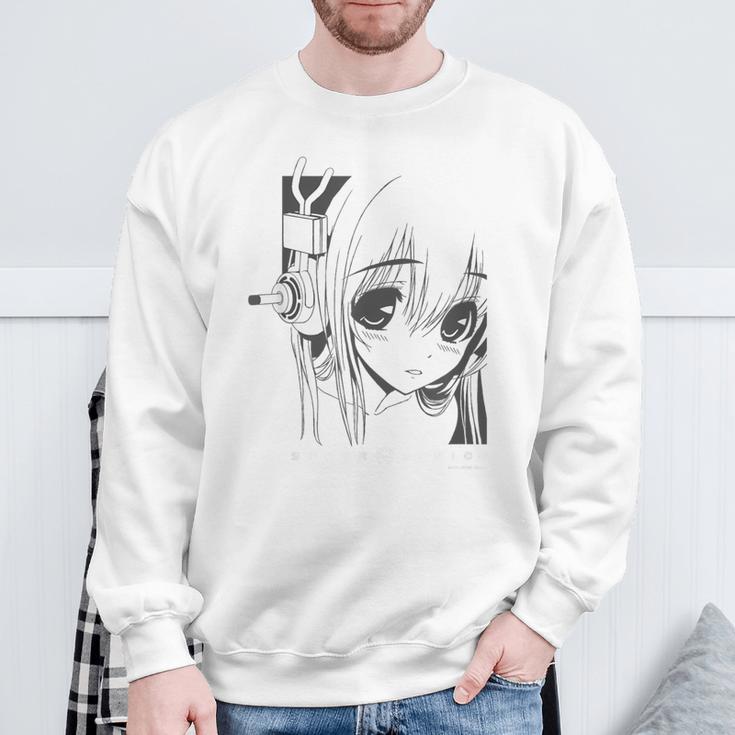 Super Sonico Pink Sweatshirt Geschenke für alte Männer