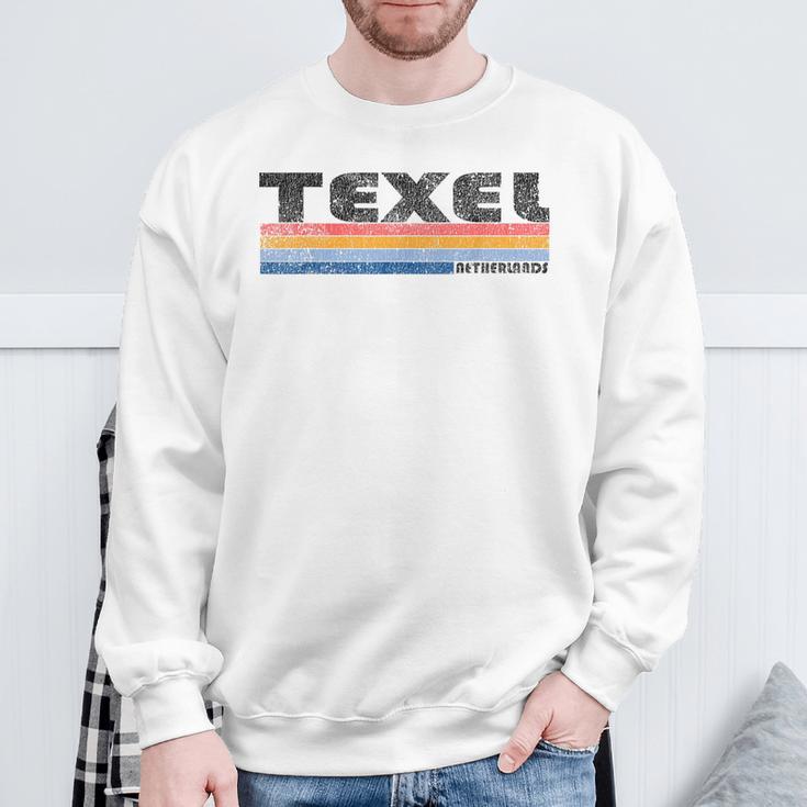 Vintage 1980S Style Texel Netherlands Sweatshirt Geschenke für alte Männer