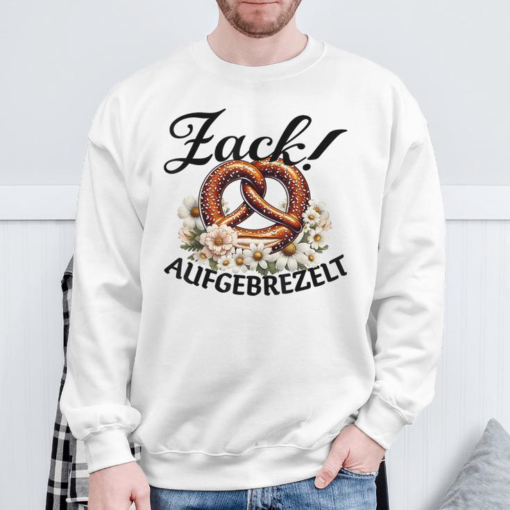 Zack Aufgebrezelt Bayernolksfest Top Dirndl Replacement Sweatshirt Geschenke für alte Männer