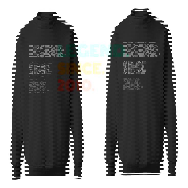 14 Years Old Legend Since 2010 14Th Birthday Sweatshirt