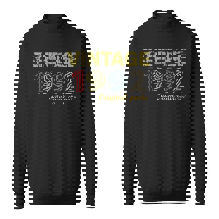 1992 Original Parts 32 Anni 32 Compleanno Donna Uomo Felpa