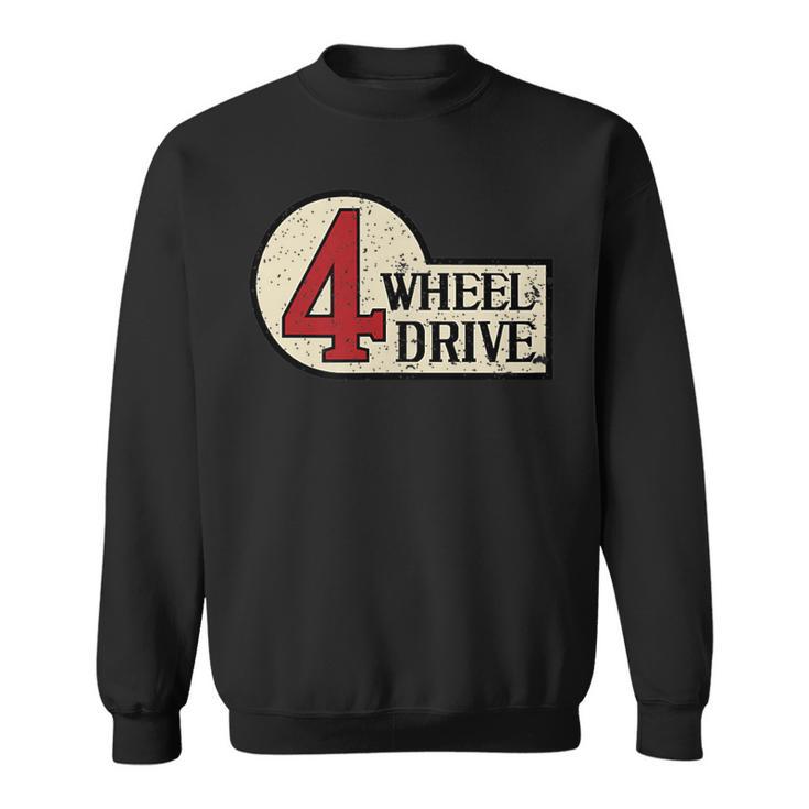 4-Wheel Driveintage 4X4 Overland Emblem 4Wd Sweatshirt