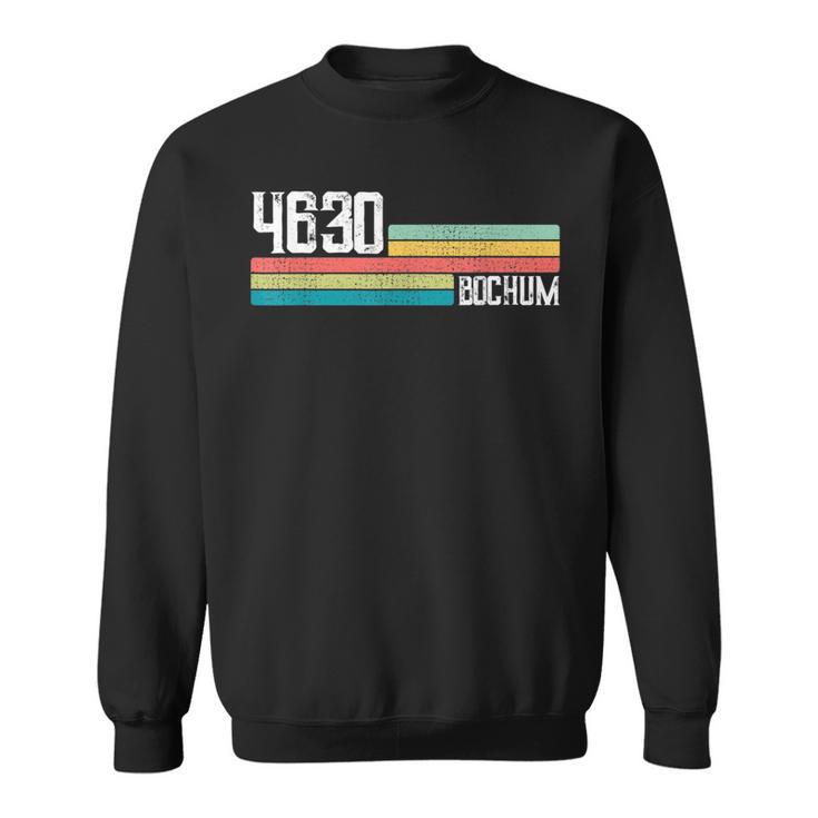 4630 Bochum Retro Old Postcodeintage Sign Sweatshirt