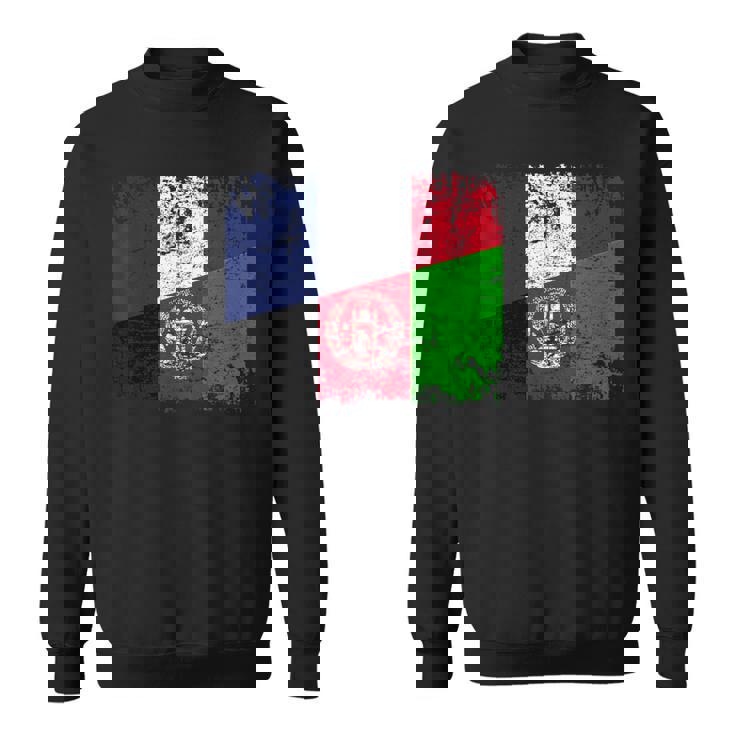 Afghanistan France Drapeau De L'amitié Afghanistan Sweater e