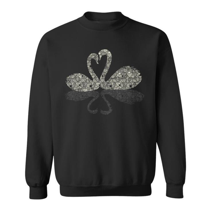 Animal Lovers Water Bird intage Swan Sweatshirt