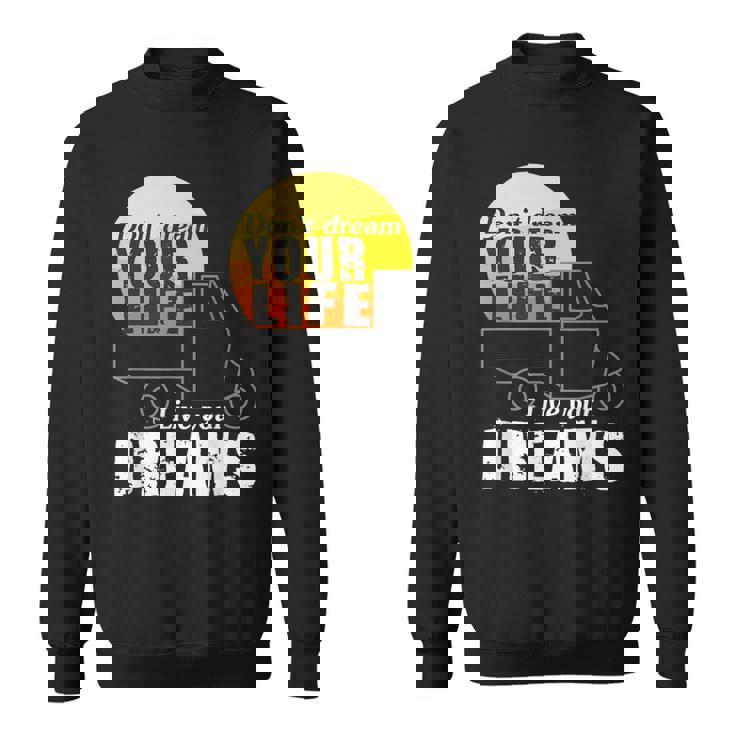 Ape Piaggio Live Your Dreams I Ape Tm Car Accessori Tuning Felpa