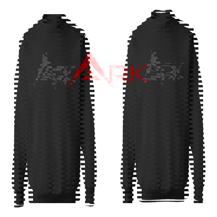 Ark Cryptocurrency Logotipointage Y Desgastado Del Arca Camisa de entrenamiento