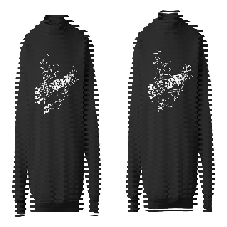 Bass Guitar Player Music Guitarist Musician Rock Sweatshirt