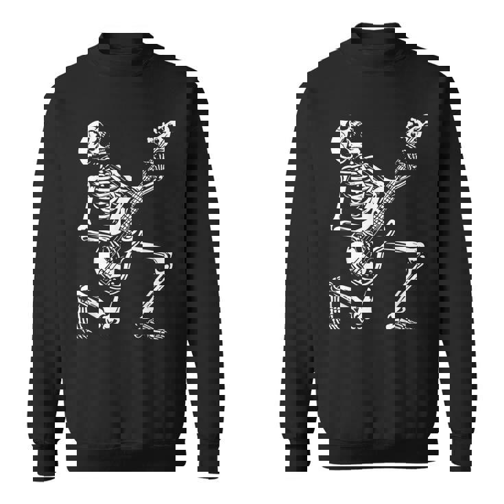 Basso Elettrico Scheletro Rock Legend Graphic Felpa